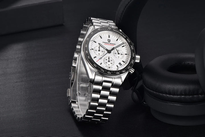PAGANI DESIGN 2024 New V5 PD1701 Men's Watches Luxury Quartz Watch Men Sport Speed Chronograph AR Sapphire glass 100M Waterproof