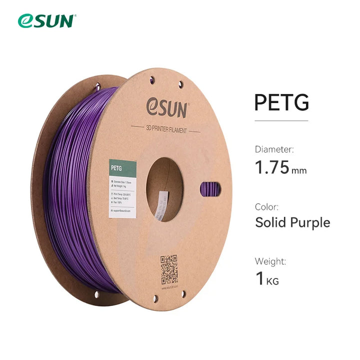 eSUN PETG Filament 1.75mm,3D Printer Filament PETG Accuracy +/- 0.05mm,1KG 2.2LBS Spool 3D Printing Materials for 3D Printers
