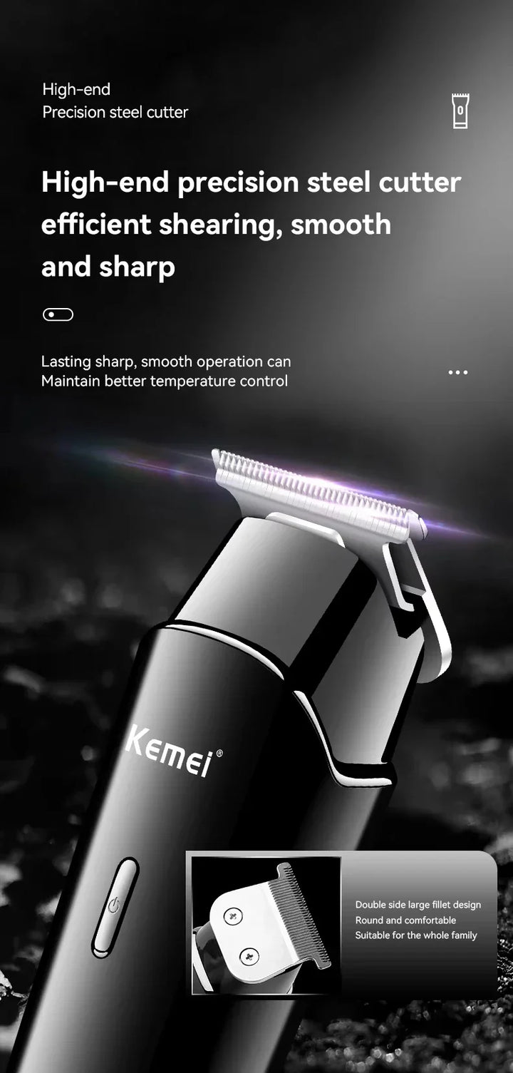 Kemei KM-2290 KM-1113 KM-2026 professional Electric hair clipper kit Men's Shaver Cordless Barber Hair Trimmer USB beard Razor