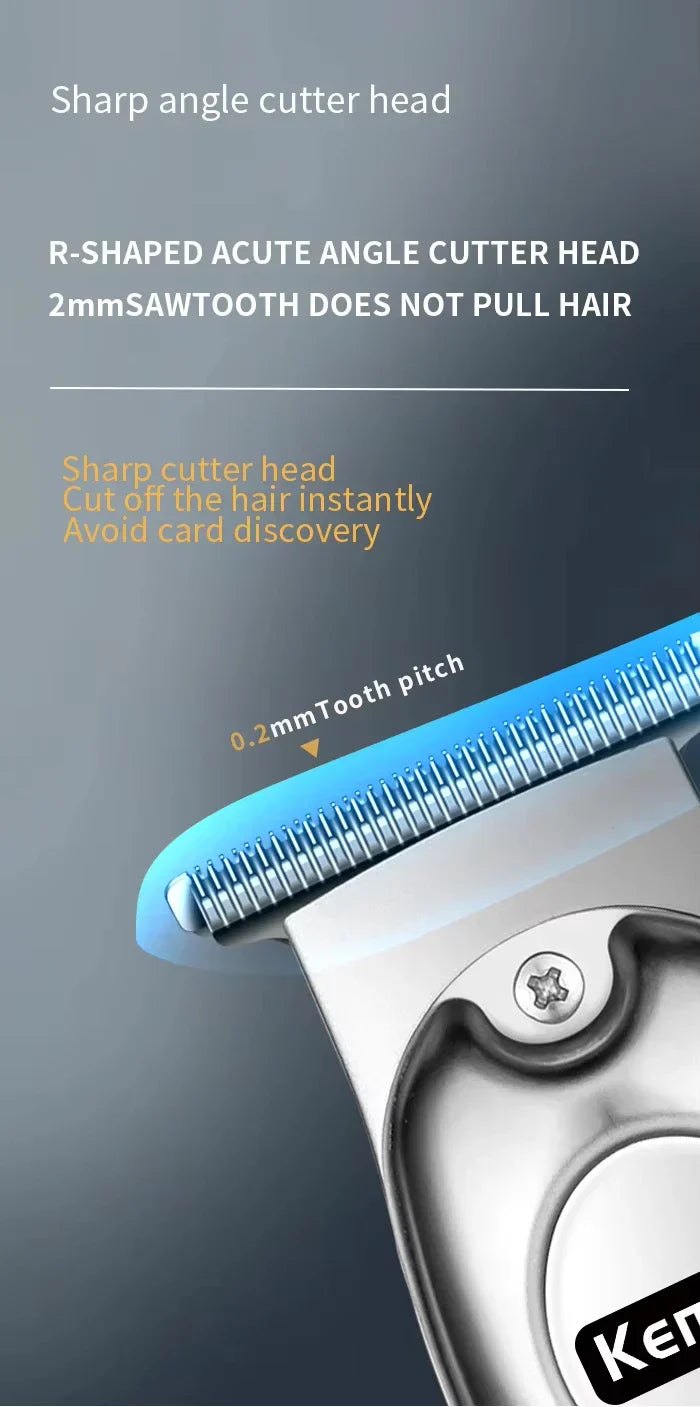 Kemei KM-2628 KM-678 KM-2024 Professional Electric Hair Clippers Beard Clipper Rechargeable Men's Shaver Hair Trimmer Kit