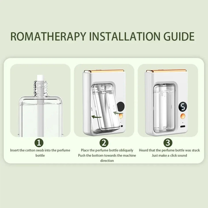 Wall-mounted Air Freshener Spray Rechargeable Aromatherapy Diffuser Hotel Home Fragrance Aromatherapy Essential Oil Diffuse