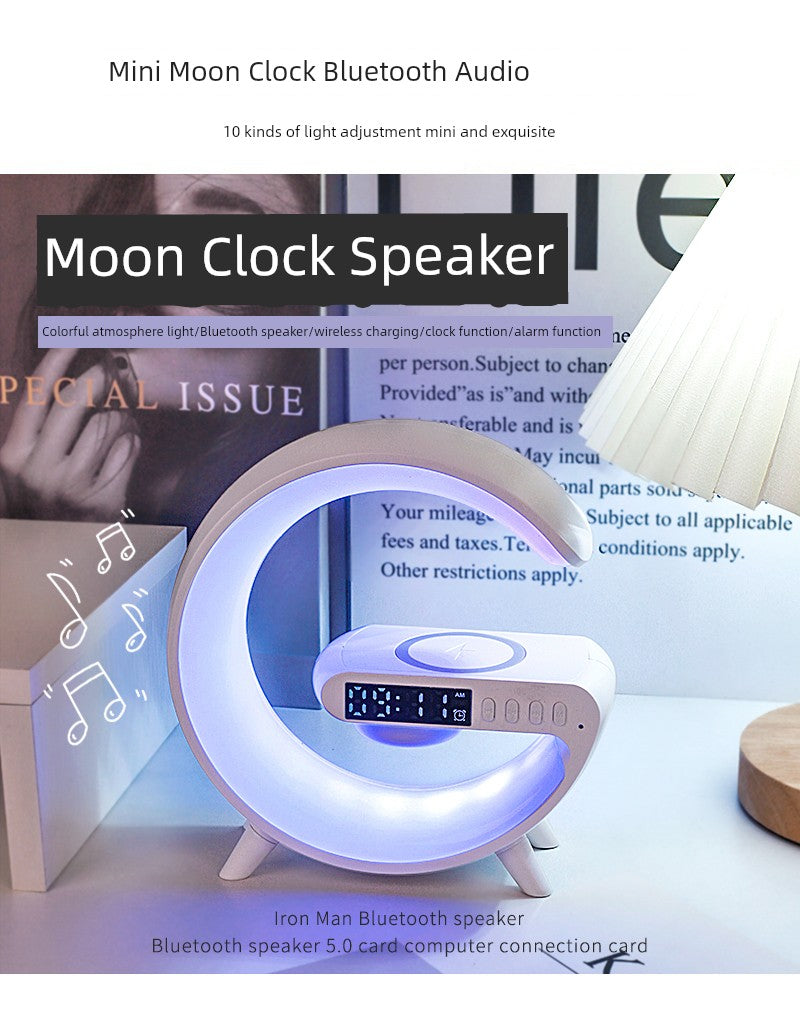 Wireless Charging Atmosphere Speaker Girl Fancy Night Light