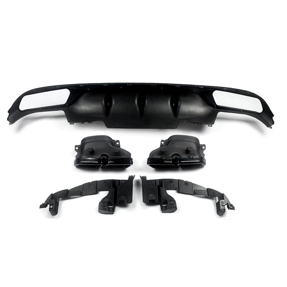 AMG Style Rear Diffuser With Exhaust Tip for Mercedes-Benz E-Class W213 2016-2020