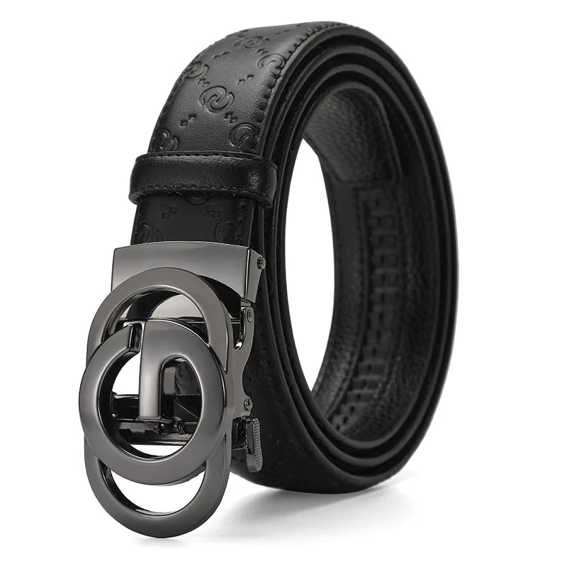 Luxury belts for men Genuine leather belts Alloy buckle automatic belt Men's fashion designer belts Jeans waistband