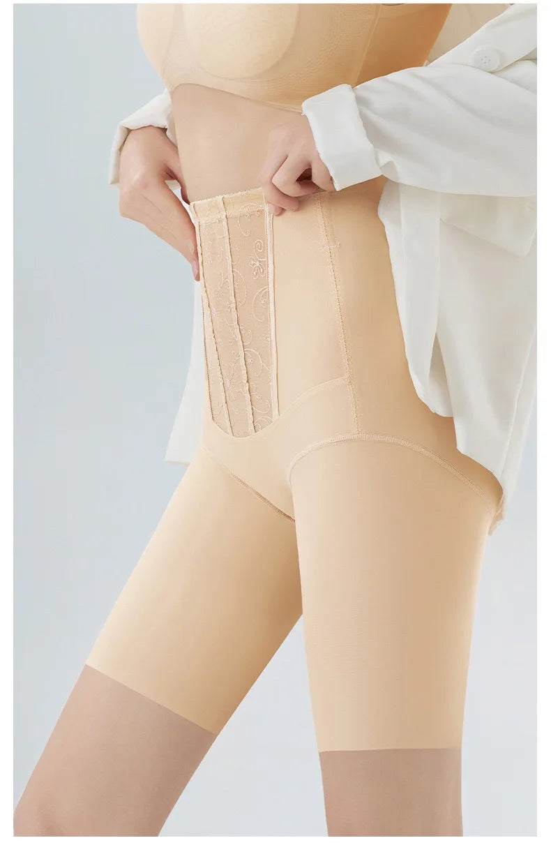 1pcs Seamless Belly Shaping Briefs Embroidery Lifting Hip Pants Slimming Panties Women Potent Shaper Underwear Safety Panty
