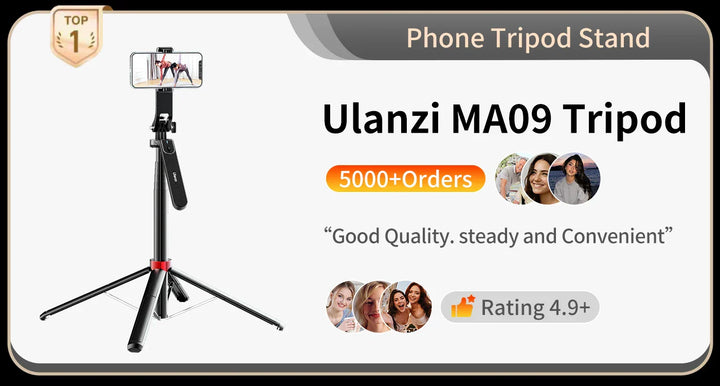 Ulanzi J12 Lavalier Microphone Professional Portable 20M Receive Range Plug Play Mic For Smartphone Android iPhone16 15 14 13 12