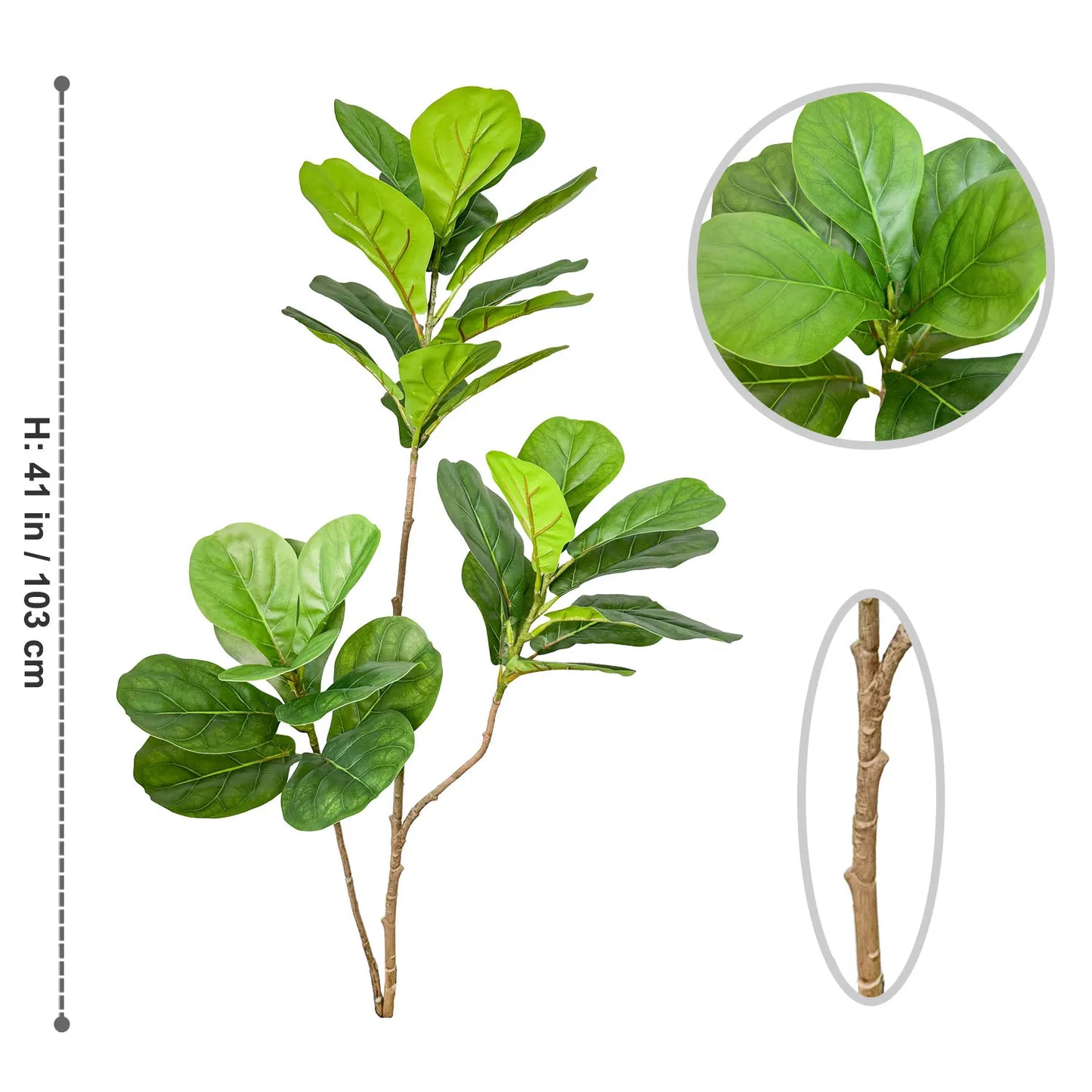 Artificial Ficus Tree Décor