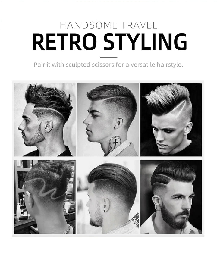 KIKIDO 2in1 Adjustable Cordless Hair Cutting Machine Full Metal Combo Kit Barber Hair Clipper Beard Shaver Kit for Men Gift2575T