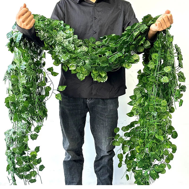 Artificial Garland Silk Wall Plant Home