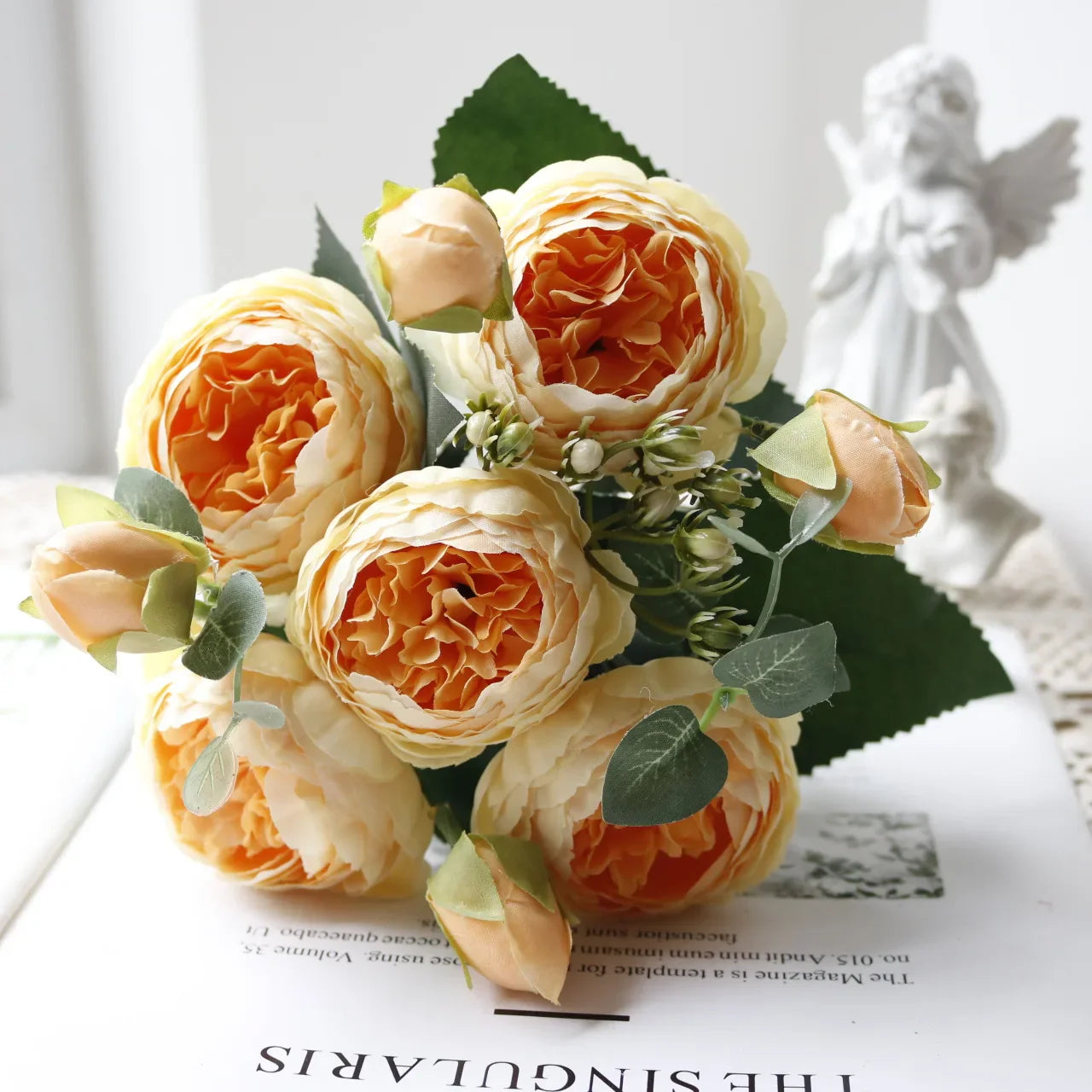Artificial Peony Rose Bouquet