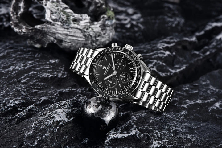 PAGANI DESIGN 2023 Moon Watch For Men Top Brand Luxury Quartz Mens Watches Chronograph Luminous Sapphire Mirror Waterproof Clock