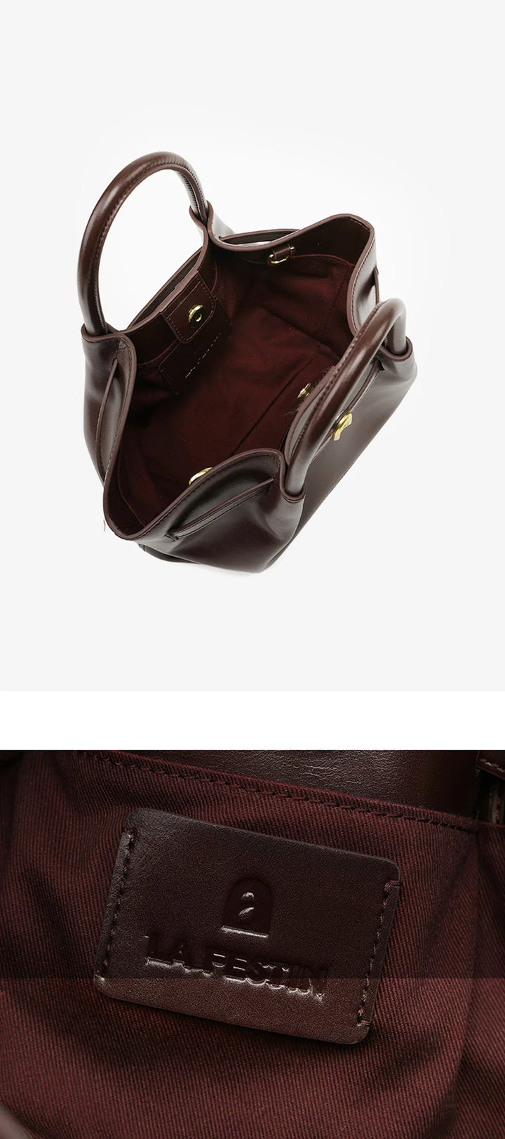 LA FESTIN Leather Bag New Suede Handbag Women's bags Luxury brand Bag Fashion Shoulder Bag Crossbody Bag Bucket Bag small size