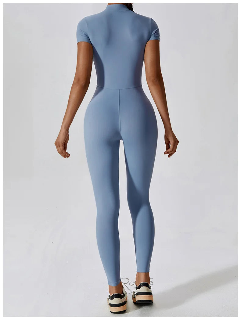 New Yoga Clothes Suit Workout Sports Set Women Bodysuits Gym Set Women Training Siamese Fitness Jumpsuit Female Sportswear