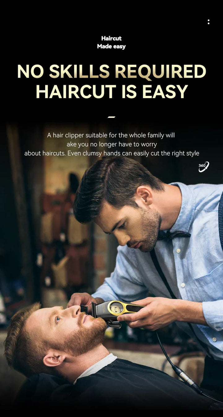 Kemei Professional Hair Clipper Magnetic Levitation Motor 8800 Rpm Charging Base Hair Clipper Men's Hair Clipper KM-2373