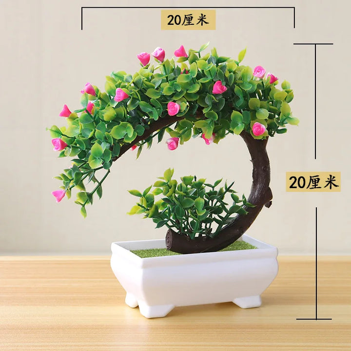 Mini Artificial Bonsai Tree Decoration
