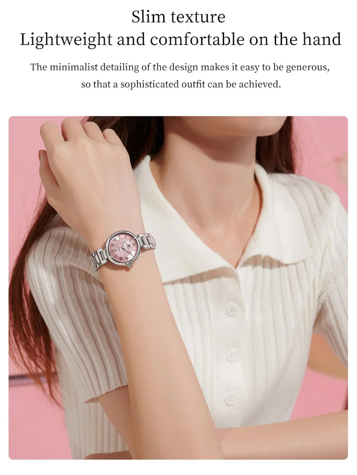 OLEVS 5608 Luxury Brand Women's Watch Classic Fashion Waterproof Luminous Calendar Watch Elegant Quartz Women Watch Reloj Hombre