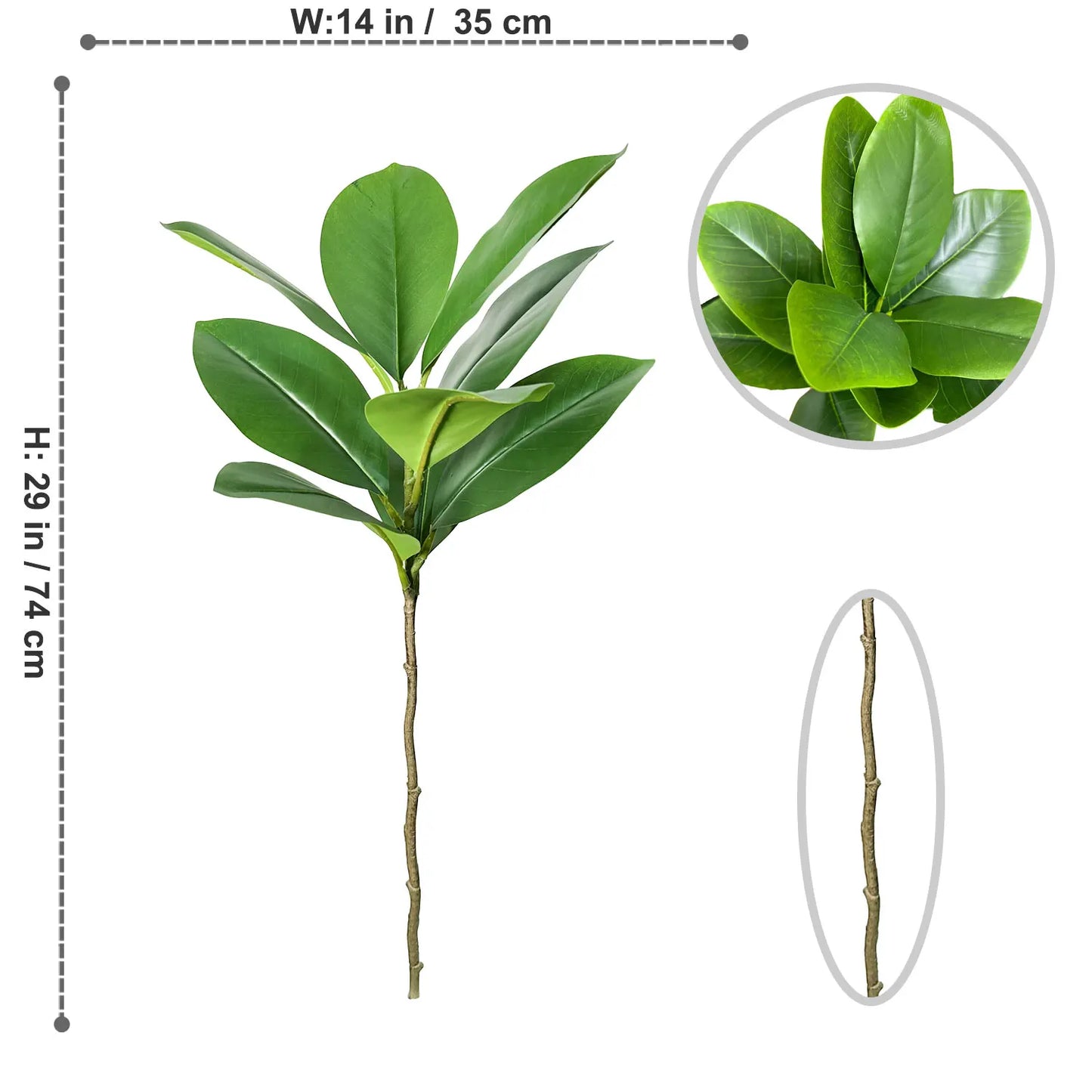 Artificial Ficus Tree Décor