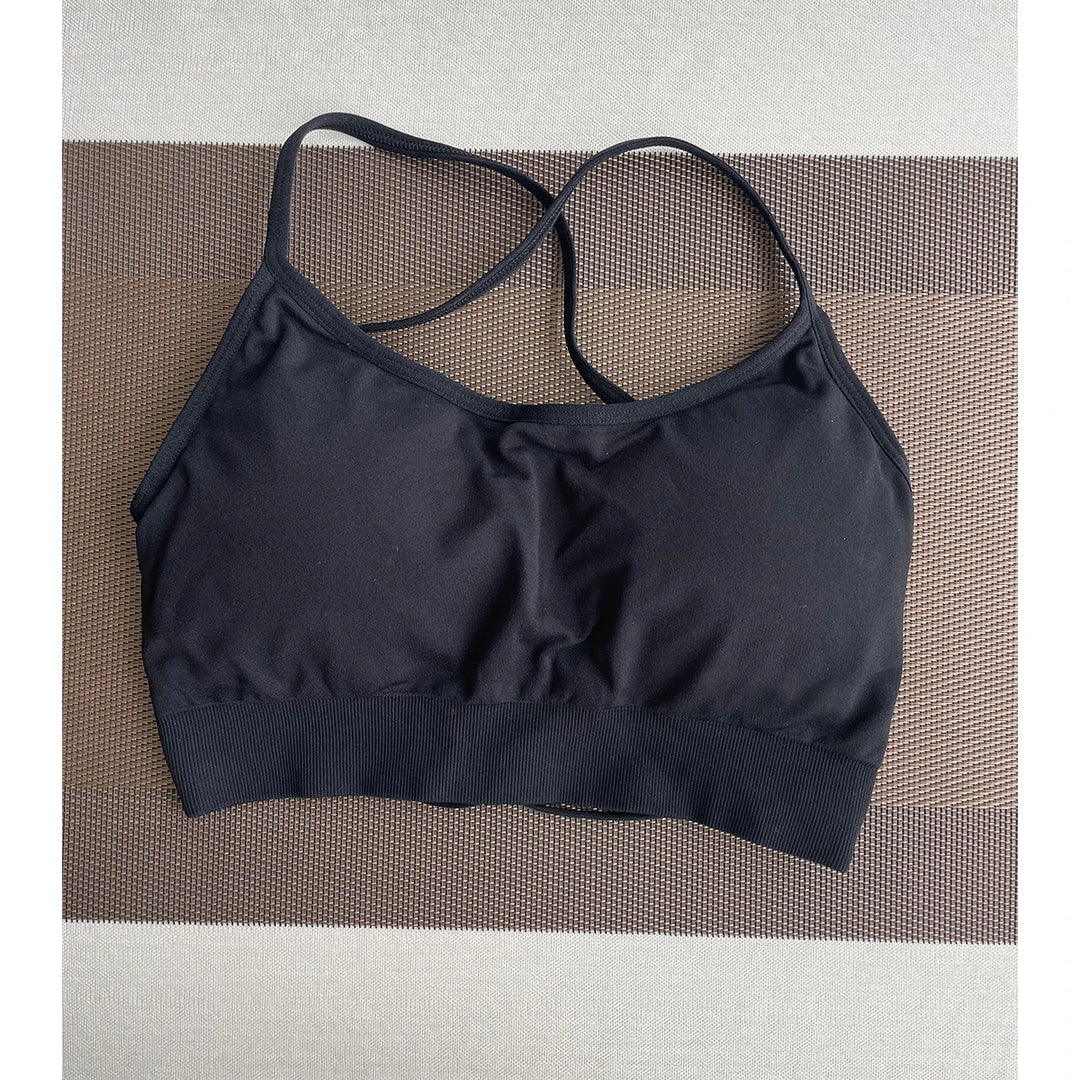 New Invincible Seamless Bra Spandex  Woman Fitness Elastic Breathable Breast Enhancement Leisure Sports Underwear