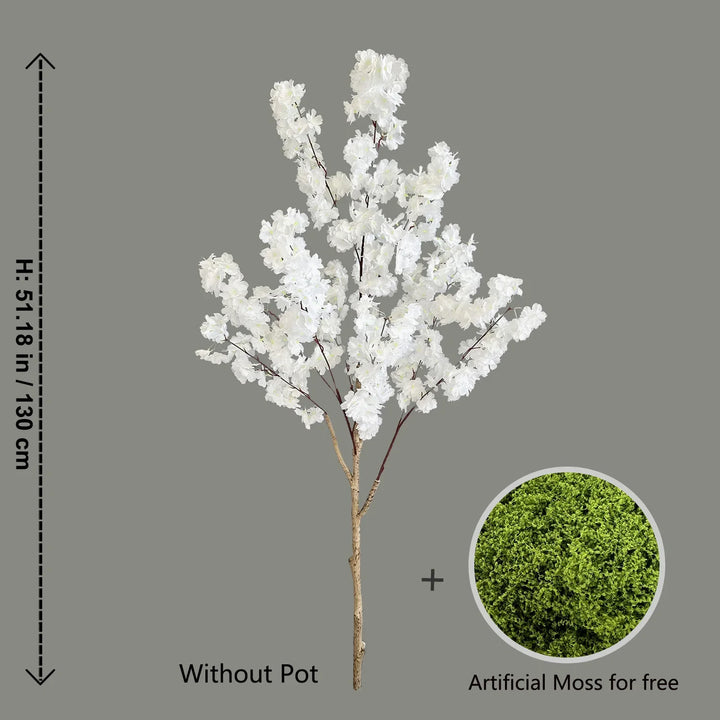 100-220cm Artificial White Cherry Tree