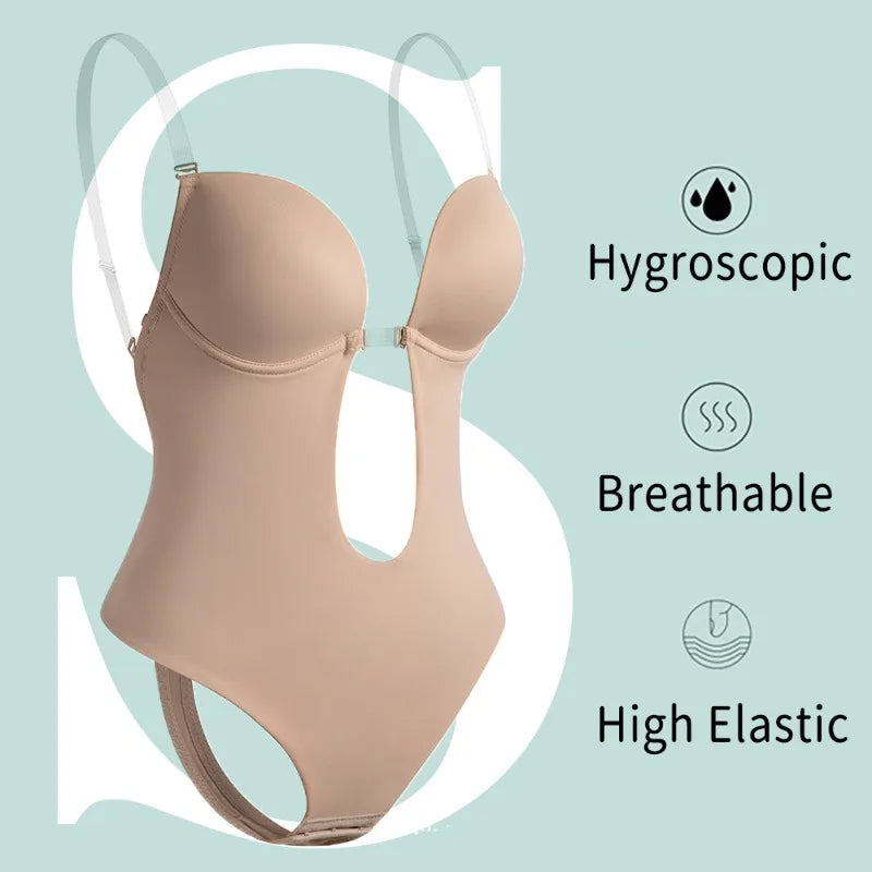Body Shaper Shapewear Sculpting Tummy Control Bodysuit for Women Slim Waist Beauty body backless dress One piece underwear
