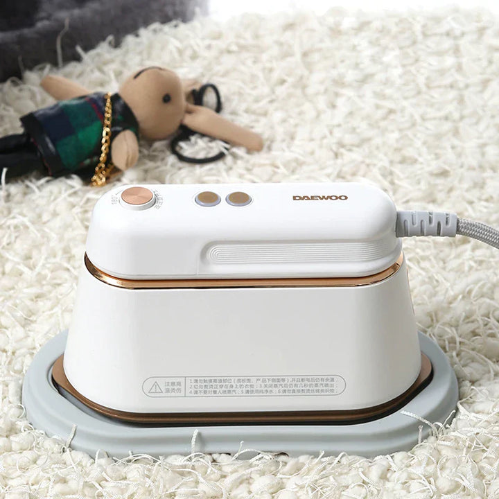 New Hanging Ironing Machine Handheld 1000W Home Small Steam Iron Portable Dry Wet Double Ironing 6 Holes For Steam