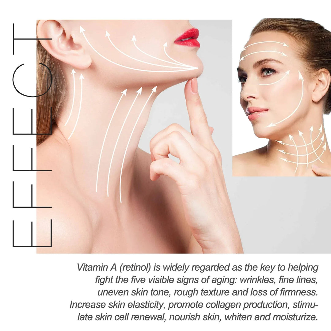 Retinol Wrinkle Remover Facial Serum Set Instant Firming Lift Anti-Aging Cream Fade Fine Lines Whitening Moisturizing Skin Care