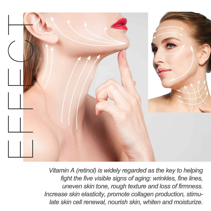 Retinol Wrinkle Remover Facial Serum Set Instant Firming Lift Anti-Aging Cream Fade Fine Lines Whitening Moisturizing Skin Care