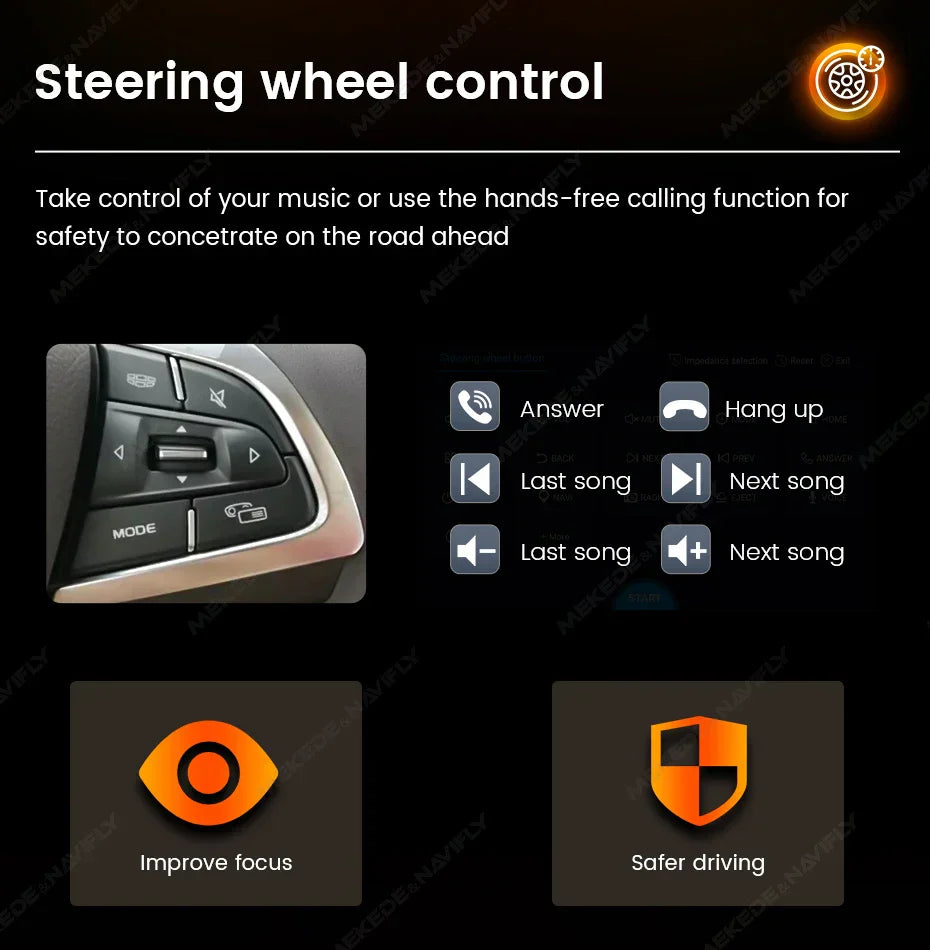 MEKEDE 6.86-inch 1din Universal Car Multimedia Smart Screen Wired Wireless Andriod Auto CarPlay Stereo FM Auto Radio BT USB TF