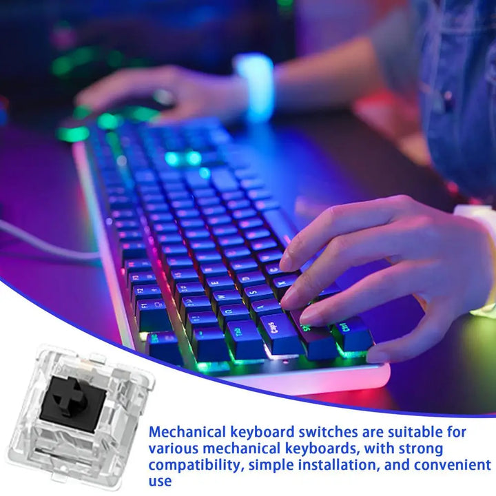 30Pcs Mechanical Switches Axis Mechanical Keyboard Axis Keyboard Axis Shaft Switches Keyboard for Game Typing Mechanical Keyboar