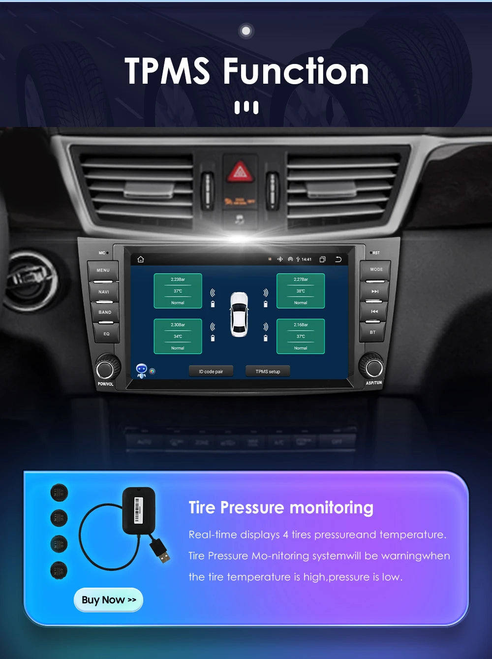 Hizpo 8" Car Radio Stereo For Benz E-Class W211 2002-2009 CLS-CLK-G-Class W463 W209 W219 GPS Navi AI Carplay Multimidia Player