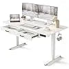 Adjustable Standing Desk with Drawers