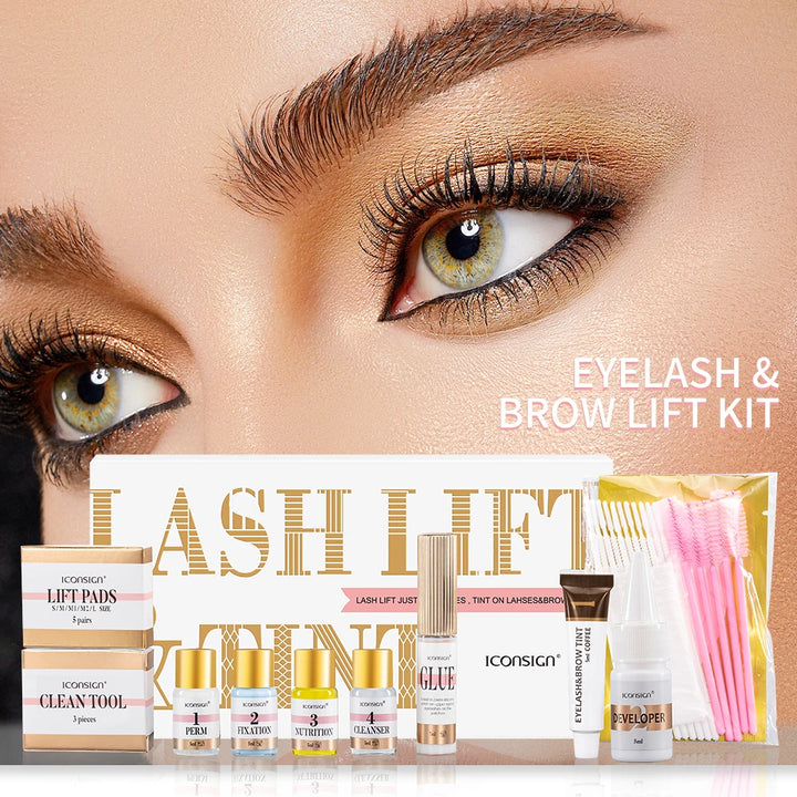 Dropshipping ICONSIGN Lash Lift Kit And Brow Dye Tint Kit Lifting Eyelashes Brow Lift Brow Dye Tint Lash Lifting Kit Eye Makeup