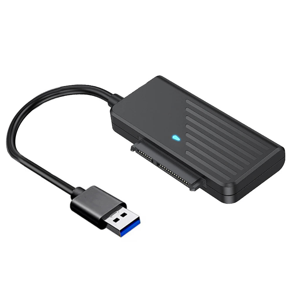 SATA to USB3.0 Adapter 5Gbps 2.5/3.5 Inch USB to SATA Adapter SSD Hard Disk Adapter M.2 NGFF Solid State Converter for Laptop PC