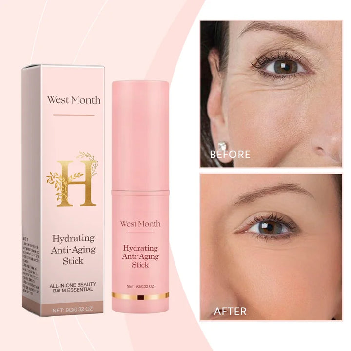 Collagen Wrinkle Removal Multi Bounce Balm Stick Instant Anti-Aging Firming Lift Brighten Facial Dull Skin Moisturizer Cosmetics
