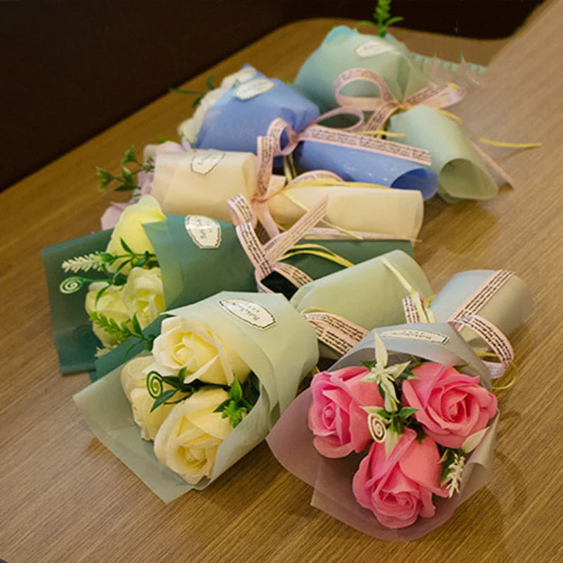 Valentine’s Day Rose Soap Bouquet Gift