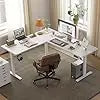 L-Shaped Adjustable Height Standing Desk