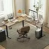 L-Shaped Adjustable Height Standing Desk