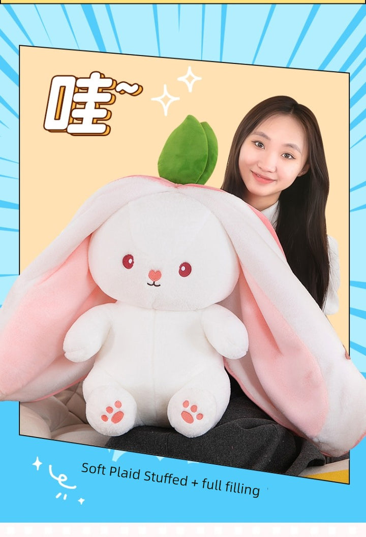 Transformation Rabbit Cute Carrot Birthday Gift Doll