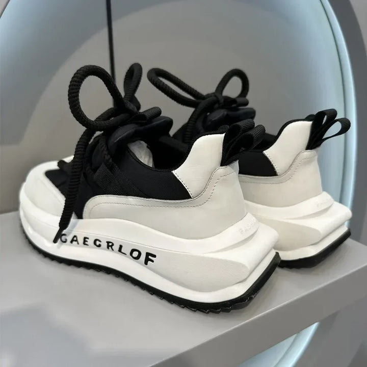 Men Thick Sole Elevated Shoes  Season Comfortable Versatile Breathable Non Slip Sports Shoes Outdoor Travel Casual Shoes