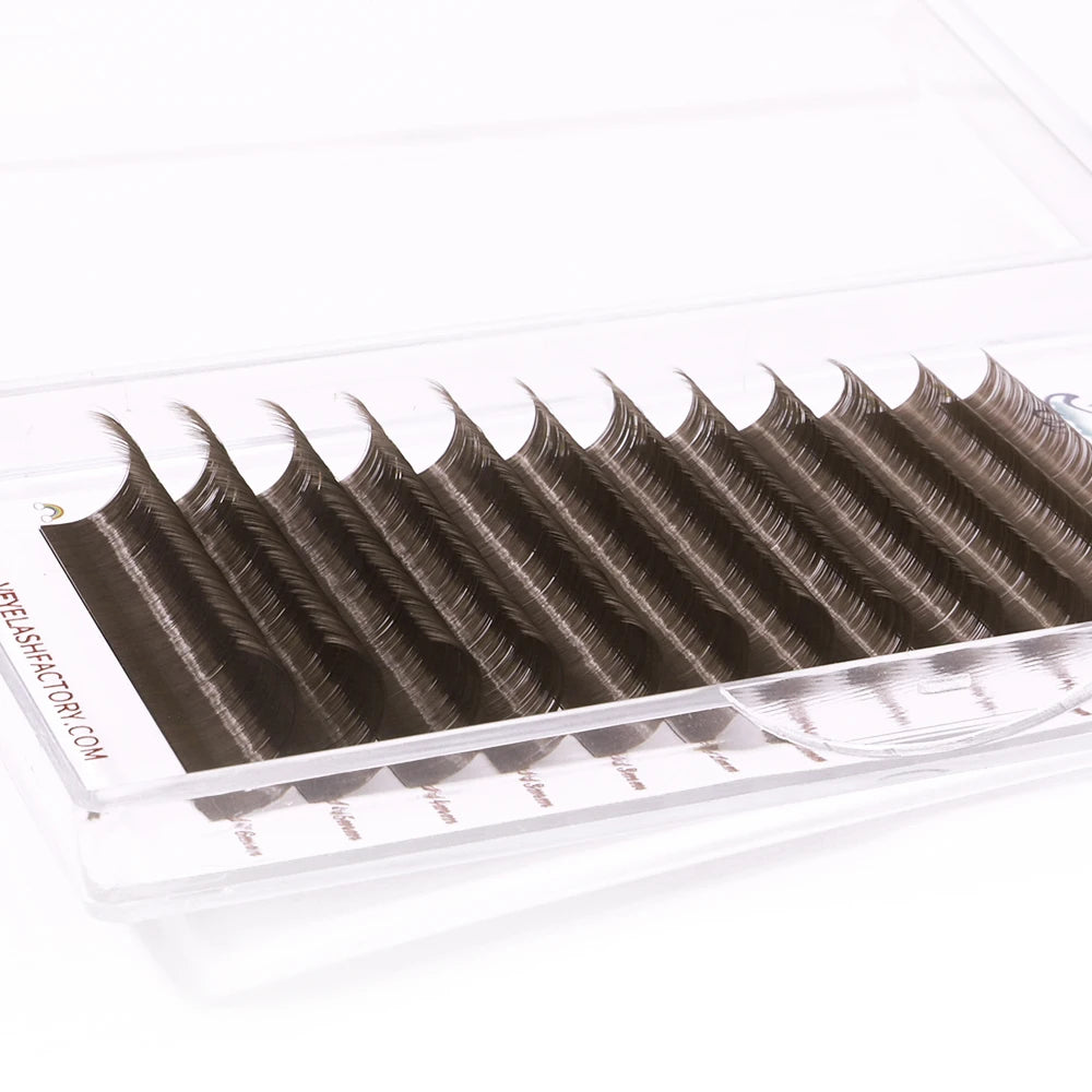 Veyes Inc 0.05mm Latte Brown Eyelash Extensions Veyelash Soft 8-16MM False Lashes Faux Mink Individual Volume Lashes Extensions