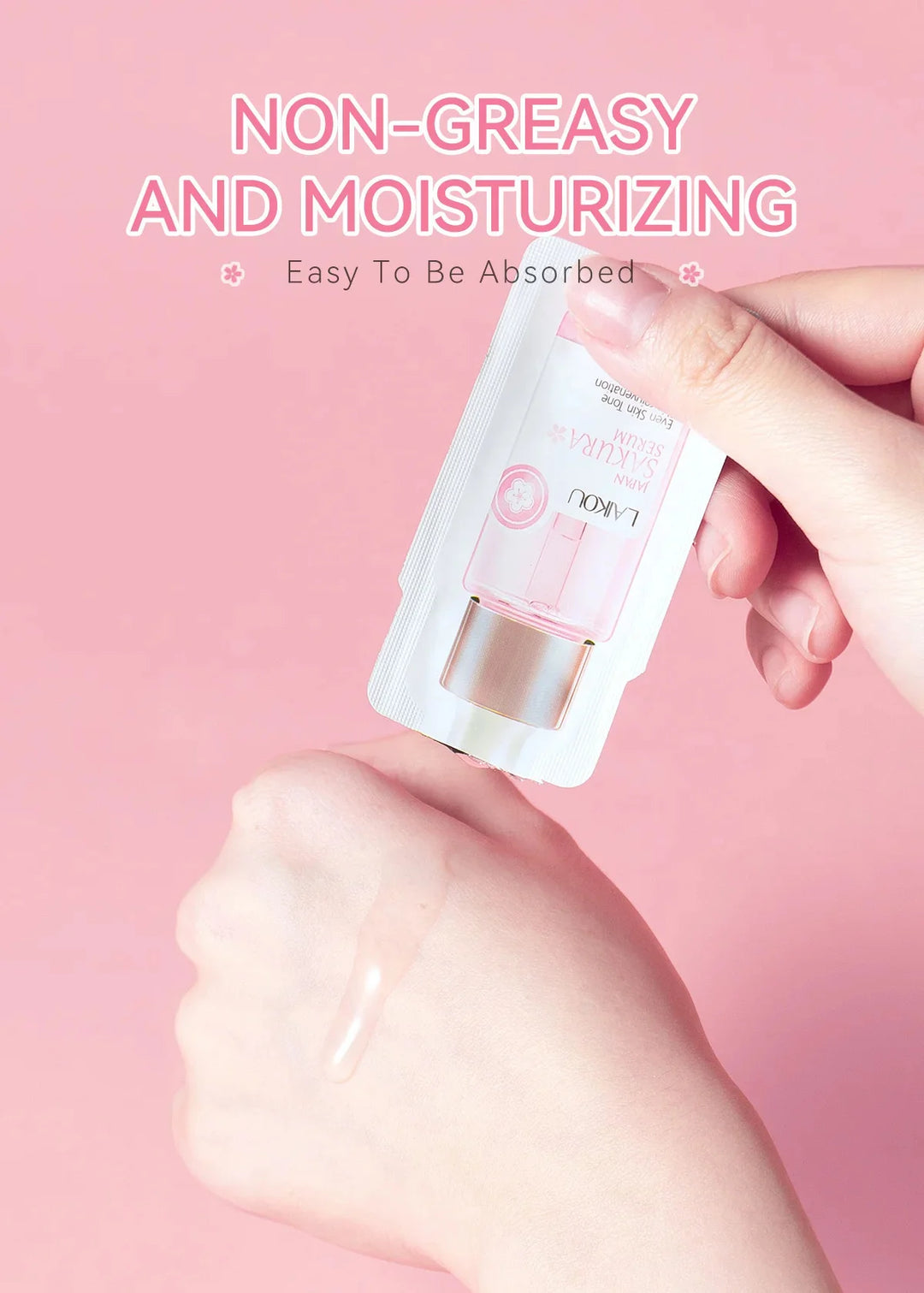 Sakura Whitening Face Serum Fade Fine Lines Anti Aging Tighten Pores Improve Melanin Pigment Dull Moisturizer Brighten Skin Care