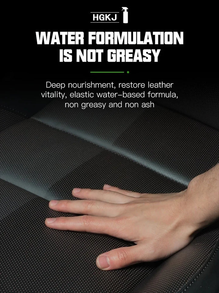 300ML Car Interior Plastic Restorer HGKJ S3 Liquid Leather Seat Spray Restoration Coat Wax Car Care Product Plastics Renovator