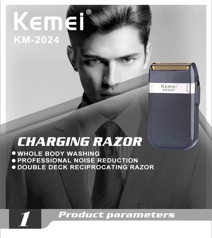 Kemei KM-2628 KM-678 KM-2024 Professional Electric Hair Clippers Beard Clipper Rechargeable Men's Shaver Hair Trimmer Kit