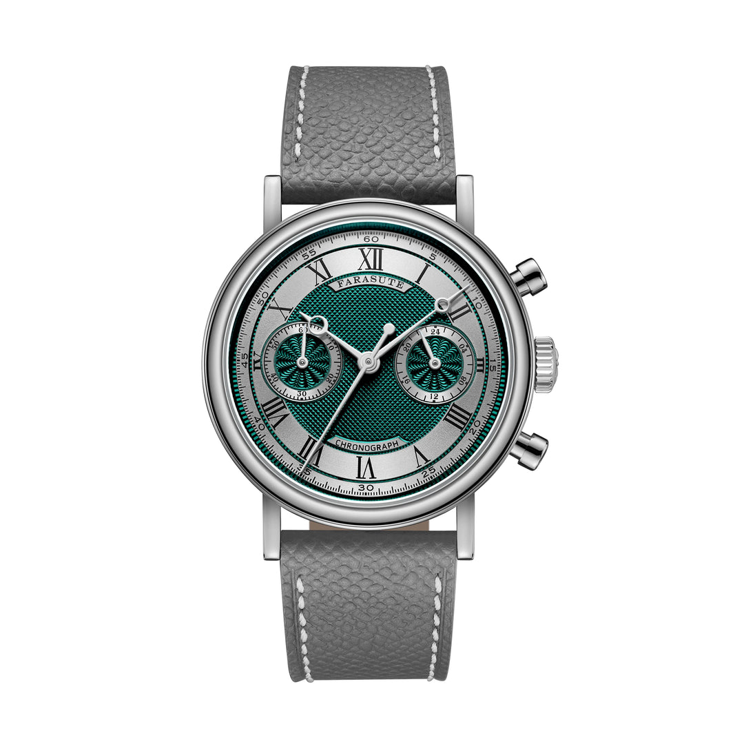 FARASUTE 2025 New Retro Mens Watches Quartz Watch For Men Speed Sports Chronograph  AR Coating  Sapphire VK64 Clock Reloj Hombre