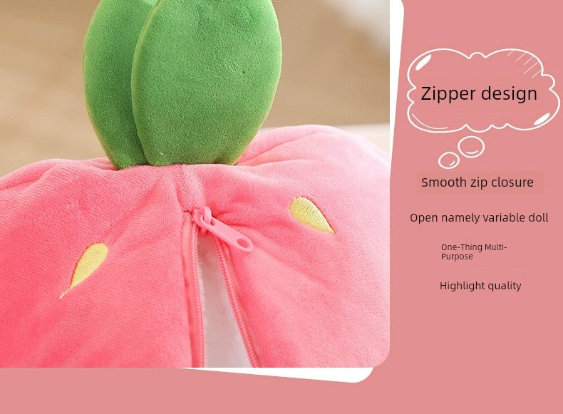 Pacify Transformation Girl Gift Sleep Hug Strawberry Rabbit