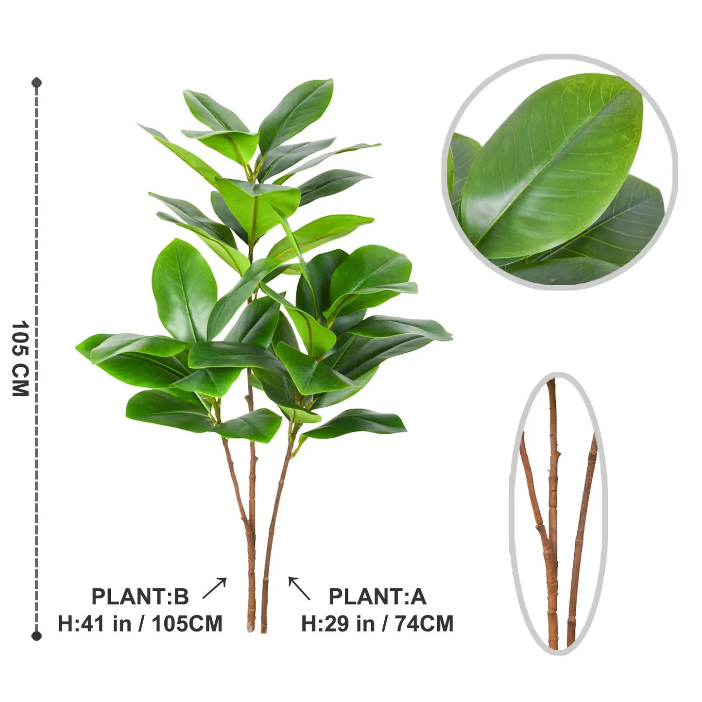 Artificial Ficus Tree Décor