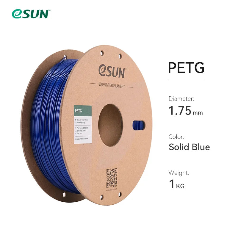 eSUN 3D Printer Filament PETG 1.75mm 1kg/2.2lbs Plastic Filament Consumables PETG 3D Printing Material for 3D Printer