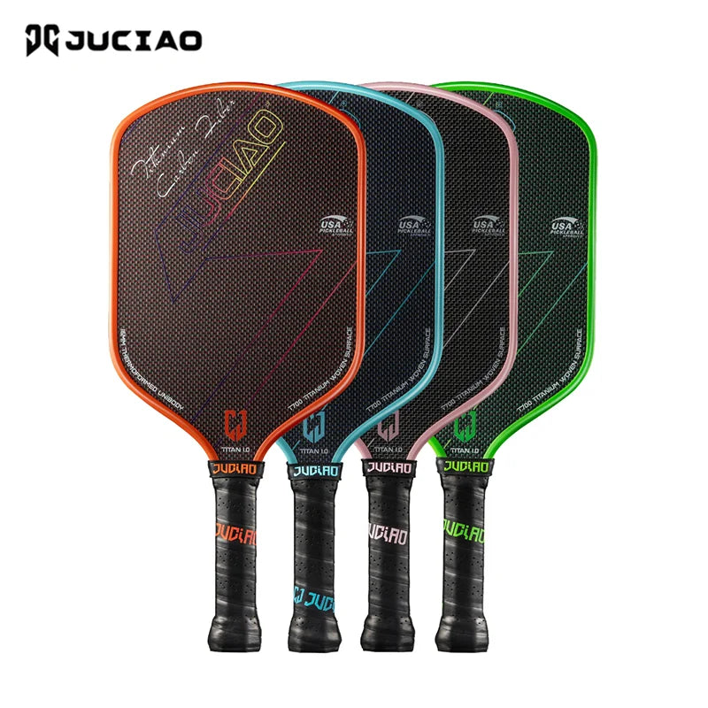JUCIAO T-Titanium Carbon Fiber Pickleball Paddle
