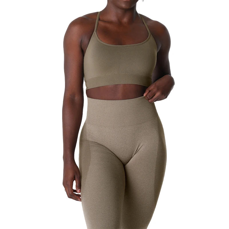 New Invincible Seamless Bra Spandex  Woman Fitness Elastic Breathable Breast Enhancement Leisure Sports Underwear
