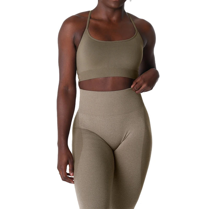 New Invincible Seamless Bra Spandex  Woman Fitness Elastic Breathable Breast Enhancement Leisure Sports Underwear